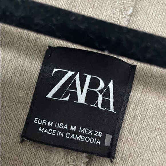 Zara Taupe Open Front Coat - Picture 2 of 3